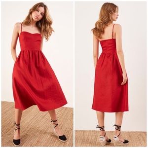 Reformation Olivia linen dress